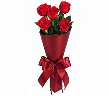 Букет 5 Красных роз Эдлесс Лав в Новосельцево