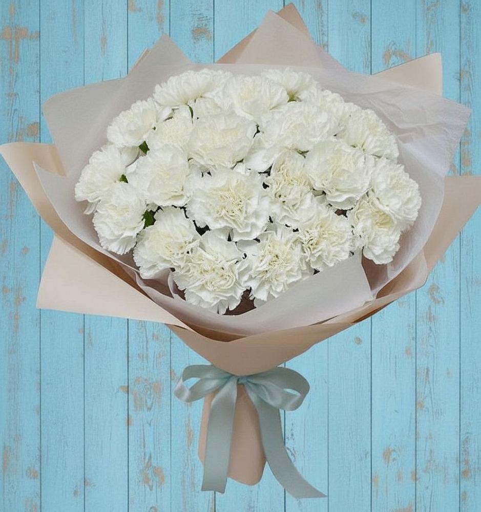 Букет цветов из: Гвоздики в Новосельцево