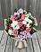 Букет цветов из: Альстромерии, Гвоздики, Розы и Хризантемы в Новосельцево