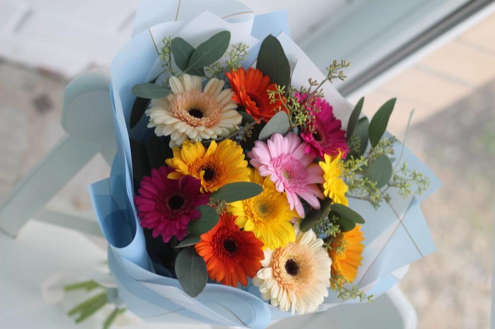 Букет цветов из: Герберы в Новосельцево