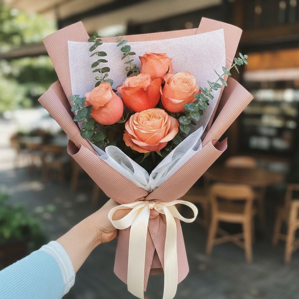 Букет цветов из: Розы в Новосельцево