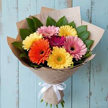 Букет цветов из:  Герберы #REPLACE_PRED# Новосельцево