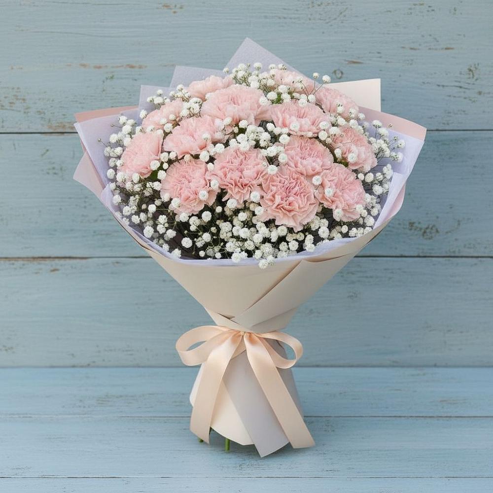 Букет цветов из: Гвоздики в Новосельцево