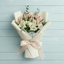 Букет цветов из:  Альстромерии в Новосельцево