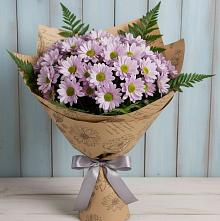 Букет цветов из:  Хризантемы #REPLACE_PRED# Новосельцево