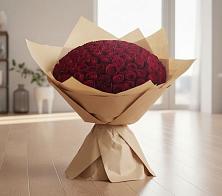Букет 101 Красная роза в Новосельцево