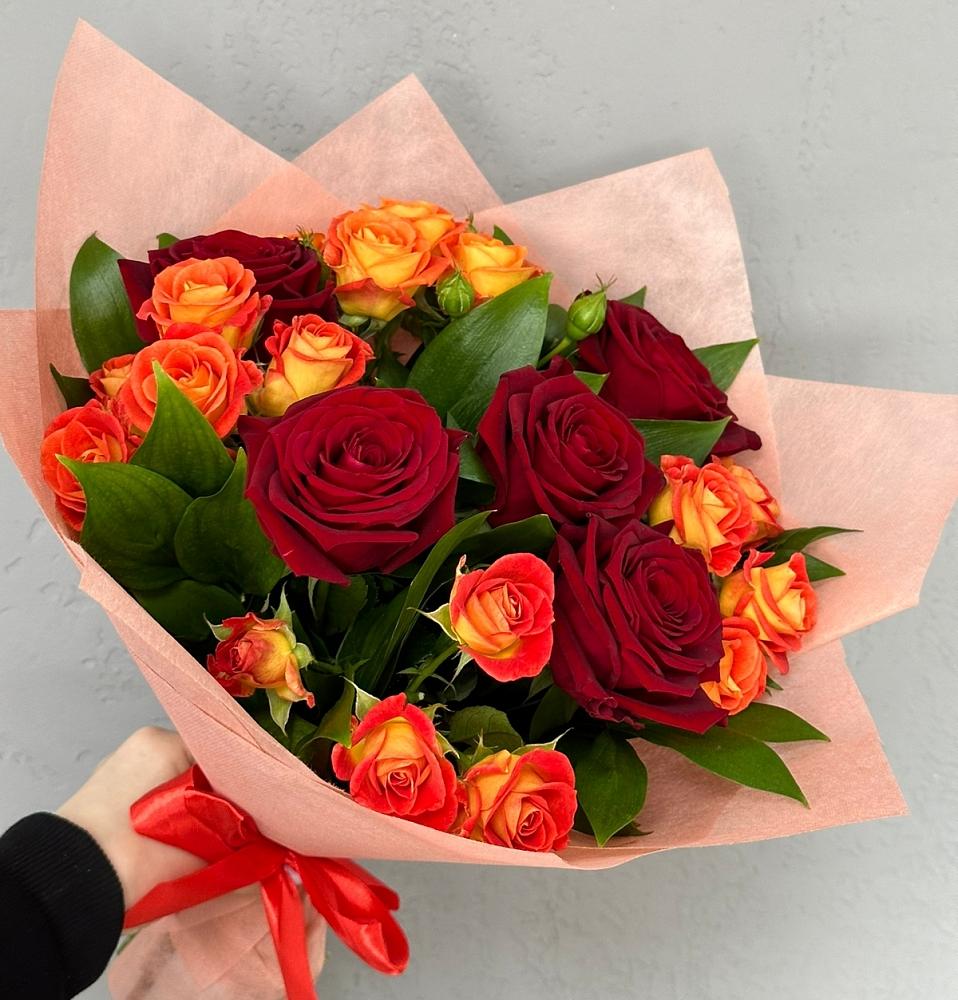 Букет Любовь и восторг в Новосельцево