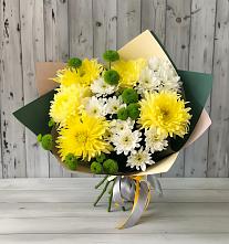 Букет цветов из:  Хризантемы #REPLACE_PRED# Новосельцево