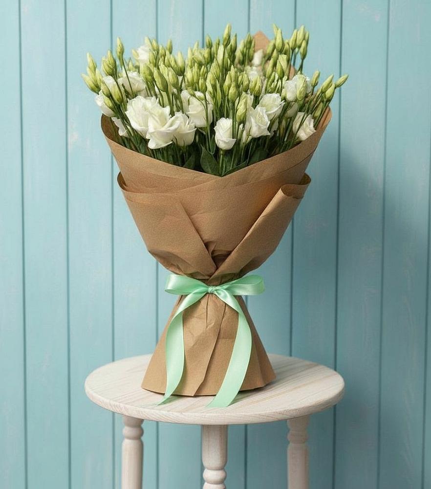 Букет цветов из: Лизиантусы в Новосельцево