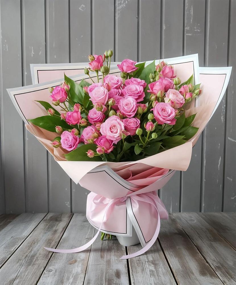 Букет Розовый кустик в Новосельцево