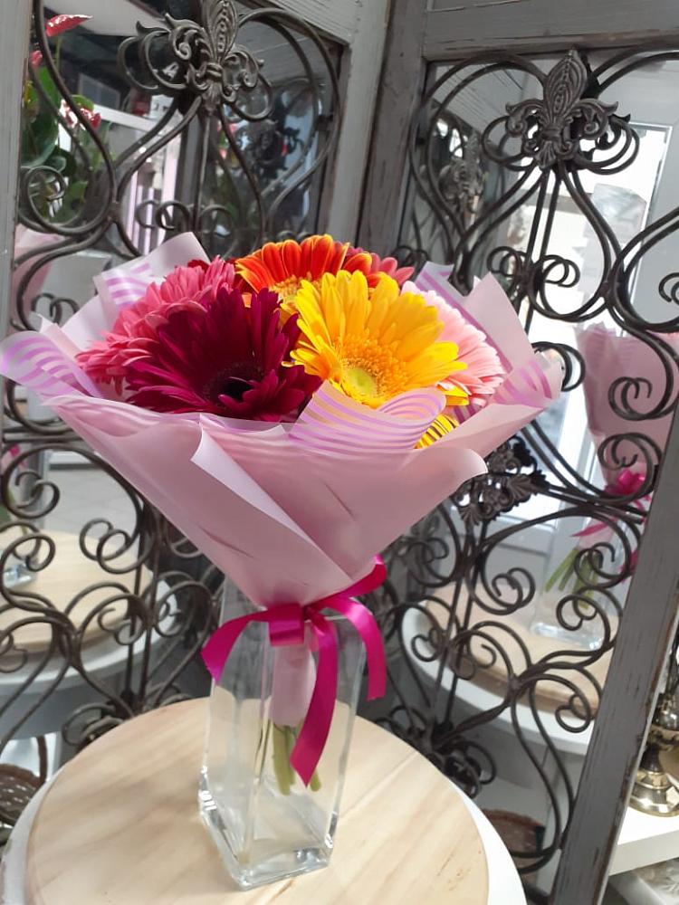 Букет цветов из: Герберы в Новосельцево