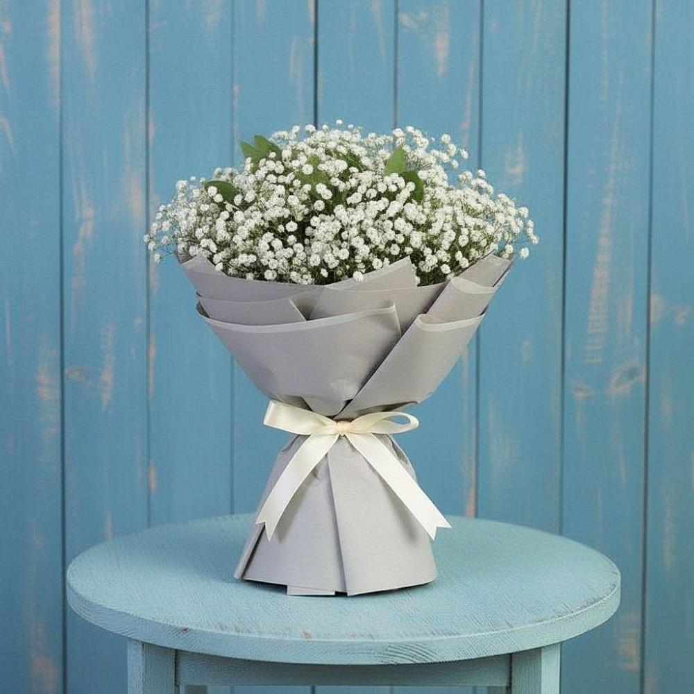 Букет цветов из: Гипсофила в Новосельцево