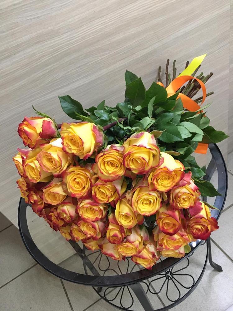 Букет Желтые розы в Новосельцево