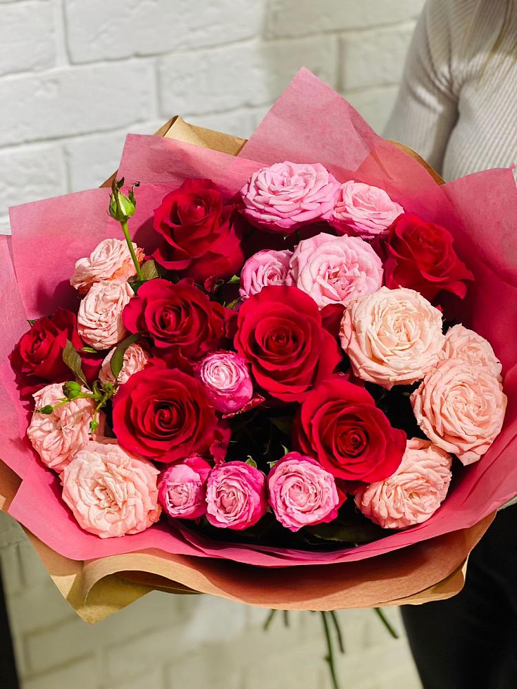 Букет цветов из: Розы в Новосельцево