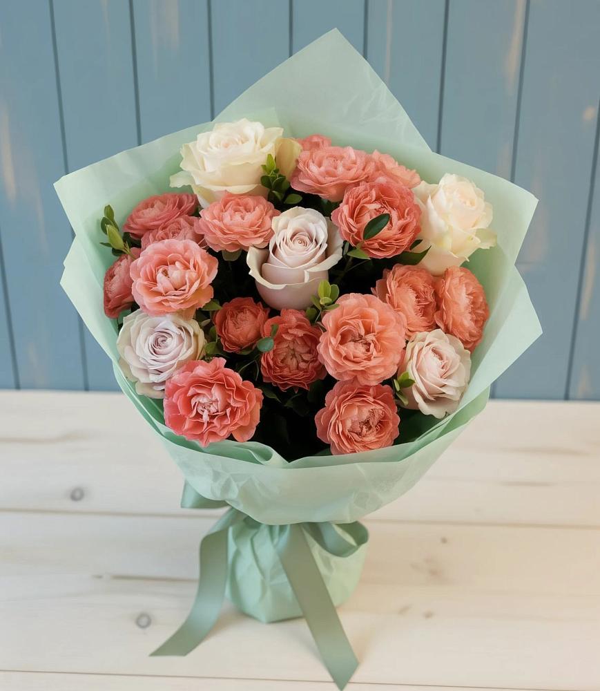 Букет цветов из: Розы в Новосельцево