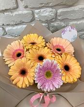 Букет цветов из:  Герберы в Новосельцево