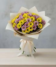 Букет цветов из:  Хризантемы #REPLACE_PRED# Новосельцево