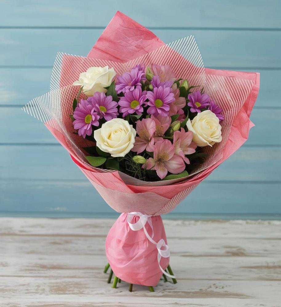 Букет цветов из: Герберы в Новосельцево