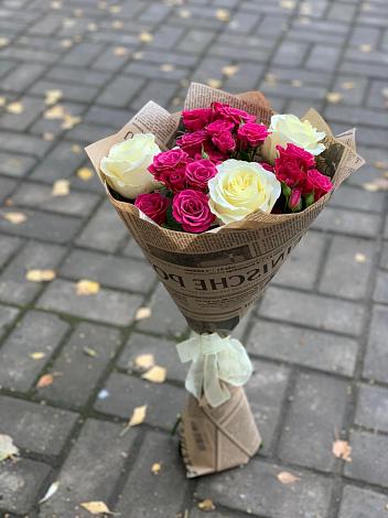 Букет цветов из: Розы в Новосельцево