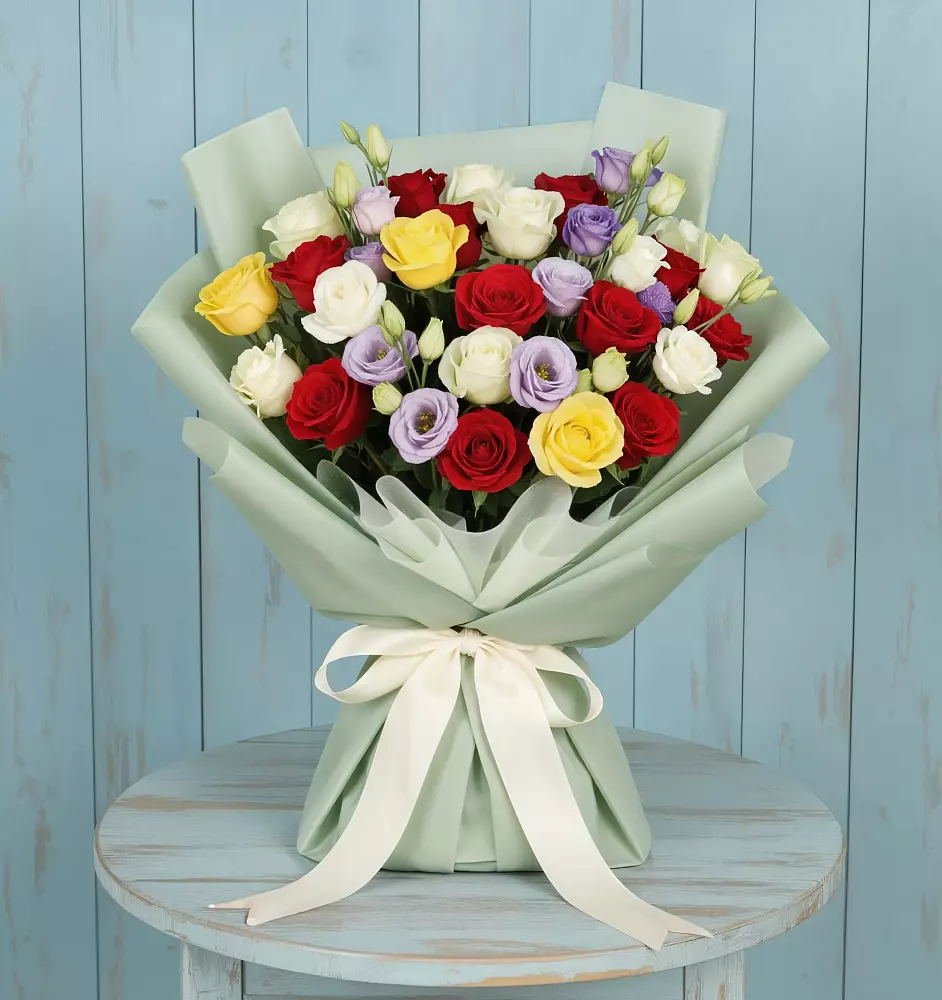 Букет цветов из: Розы в Новосельцево