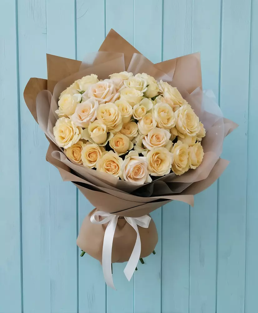 Букет Кремовое облако в Новосельцево